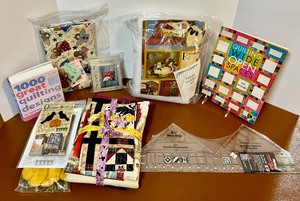 lot 234 image: Quilting Kits, Books, Tools and Fabric