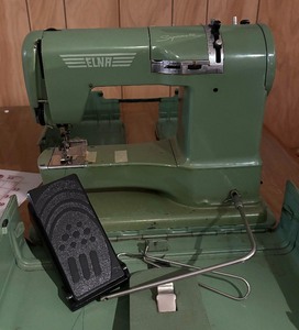 lot 269 image: Vintage Elna Supermatic Sewing Machine