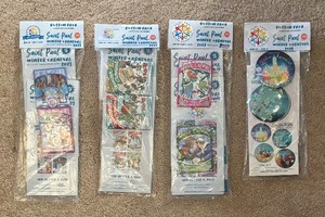 lot 209C image: New St. Paul Winter Carnival Buttons from 2021, 2022, 2023 and 2024
