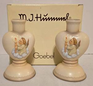 lot 292 image: Pair of New in Box HummelGoebel Candleholders