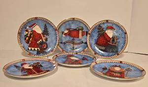 lot 293 image: Royal Doulton for the Franklin Mint by Debbie Mumm Plate Collection