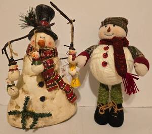 lot 300 image: Cute Snowman Decor