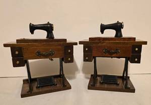 lot 385 image: Pair of Replica Musical Sewing Machines