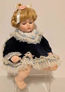 lot 418 image: Sweet Seated Doll by Morning