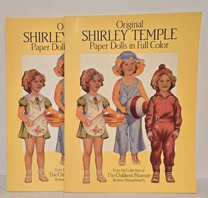 lot 419 image: Pair of Pristine Shirley Temple Replica Paper Doll Sets