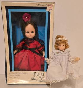 lot 421 image: New in Box Tiara Doll  Kaiser 6 Porcelain Doll