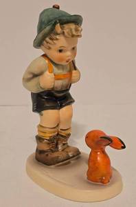 lot 496 image: Rare Hummel Figurine Sensitive Hunter