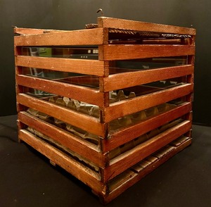 lot 509 image: Vintage Wooden Egg Crate
