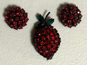 lot 79A image: Beautiful Brooch and Earring Set