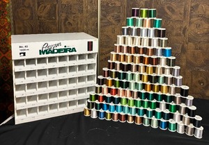 lot 531 image: Madeira Rayon Thread Collection with Display Stand