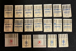 lot 215C image: Variety of Schmetz and Husqvarna Sewing Needles