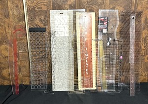 lot 536 image: Rotary Sewing  Crafting Templates