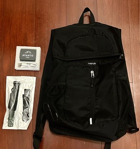 lot 119 image: MOSISO Lightweight Hiking Daypack Small Packable Travel Hiking Backpack, Foldable Shoulder Bag with Front Vertical Pocket with New Exercise Watch Bands and New AVANTO Clip On Running Light PRO