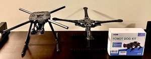lot 72 image: New Robot Dog Kit and Robot Making Parts