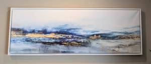 lot 14 image: Large Framed Elusive Dreams Canvas Print by Isabelle Z