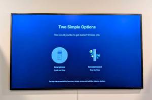 lot 33 image: Samsung 50 Frame Smart TV and Connect One Box