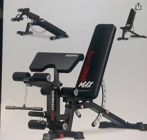 lot 17 image: Keppi Fitness Bench 3000 Max Weight Bench