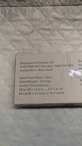 lot 24 image: Husky 24 in. Wall Shelf - New in Box