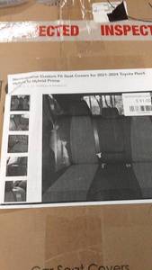 lot 171 image: Custom Fit Seat Covers for 2021-2024 Toyota RAV4 HybridHybrid Prime