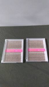 lot 193 image: Set of 2 TDance Brown Lash Clusters 10-16mm