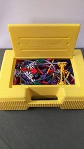lot 234 image: KNEX Building Set with Yellow Storage Case