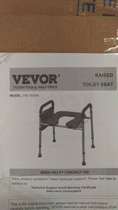 lot 39 image: VEVOR Raised Toilet Seat Model FBL760598