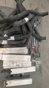 lot 70 image: Lot of Heavy-Duty Rubber Hoses and Strongarm Parts