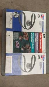 lot 75 image: Lot of 3 Gates Timing Belt Component Kits