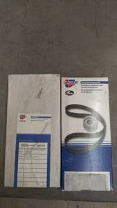 lot 77 image: Set of 2 Timing Belts for Various Vehicle Models - Carquest & Dayco