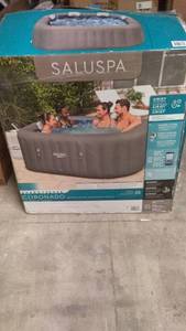 lot 167 image: Intex SaluSpa Coronado Portable Inflatable Hot Tub Spa with Cover