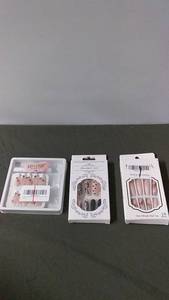lot 181 image: Set of 3 Packaged Nail Tip Collections
