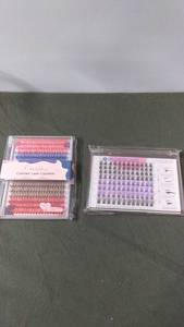 lot 194 image: Set of 2 Packs of Colored Lash Clusters - Cris Lashes & DIY Cluster Lashes