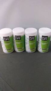 lot 206 image: Set of 4 Better Life Naturally Filth-Fighting Cleaning Wipes - 70 Count Each