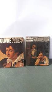 lot 231 image: Lot of 2 Art Books Louvre Paris and National Gallery Washington