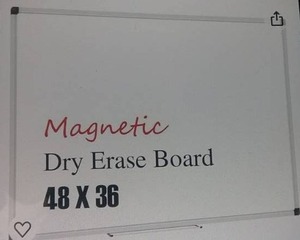 lot 19 image: Xboard Magnetic Dry Erase Whiteboard - Model MBGDE6038W