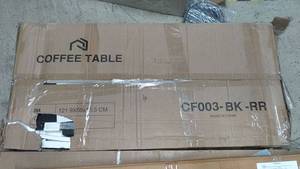 lot 21 image: Coffee Table - Model CF003 - Black Finish
