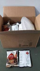 lot 207 image: Case of Java Roast Gourmet Coffee - French Dark Roast (24 Packs)