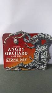 lot 222 image: Angry Orchard Hard Cider Stone Dry Tin Sign