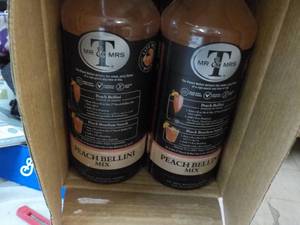 6 ct 1 liter Bottles Mr. and Mrs. T...