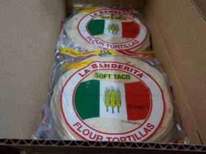 Case of La Banderite Soft Taco Flou...