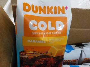 6 ct Dunkin 10 oz Bags Cold Caramel...