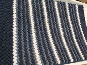 2 ft x 3 ft Navy Comfort Bath Rug...
