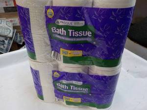 24 rolls Pasque 2 Ply Bath Tissue...