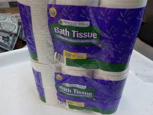 24 rolls Pasque 2 Ply Bath Tissue...