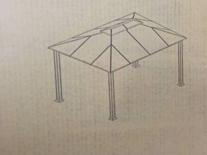 12 ft x 16 ft Hard Top Gazebo GZH3...