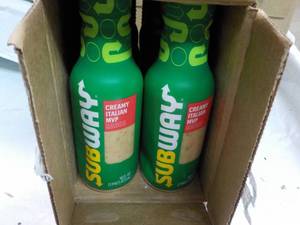 6 ct Subway 16 oz bottles Creamy It...