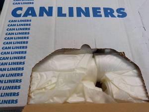 Case of 250 Clear 33 Gallon Can Lin...