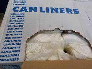 Case of 250 Clear 33 Gallon Can Lin...
