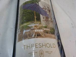 Round 9 ft Patio Umbrella Threshold...