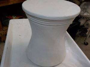 Threshold White Faux Stone Pation A...